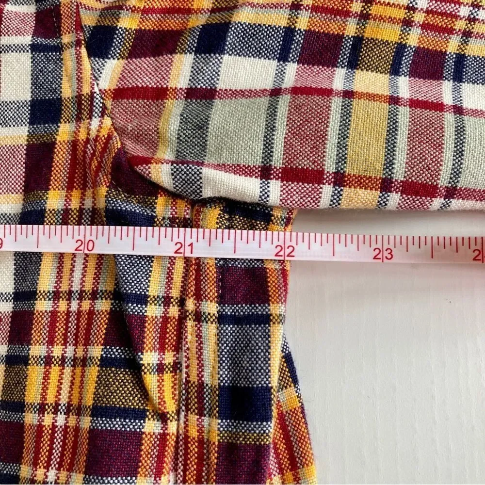 J. Crew Plaid Pullover Shirt